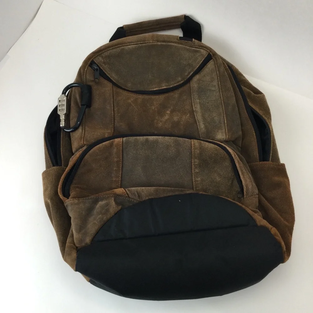 Wilsons M Julian Leather Brown Compartment Backpack